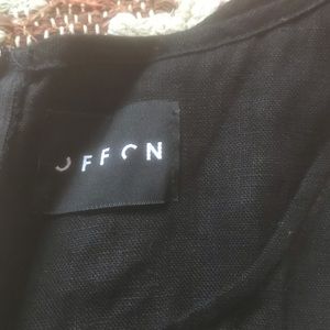 Off On Black Linen Jumpsuit